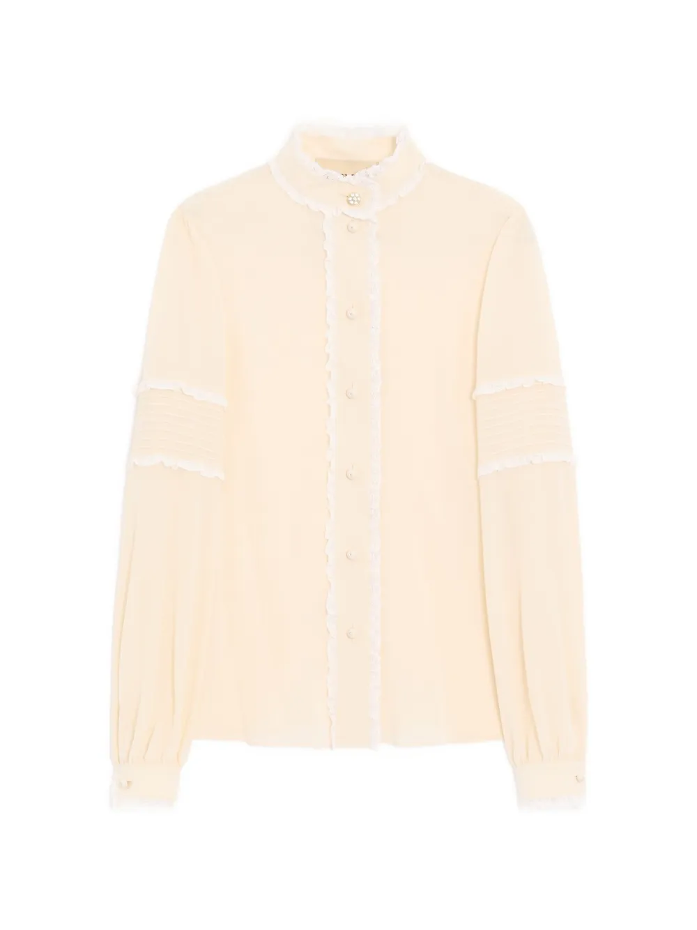 Valentino Garavani crepe de chine shirt - Neutrals