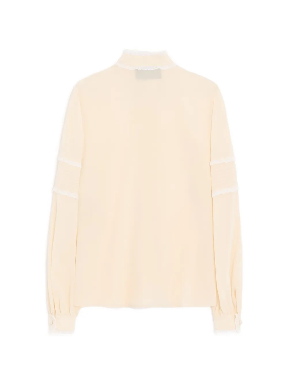 Valentino Garavani Crêpe de chine blouse Beige
