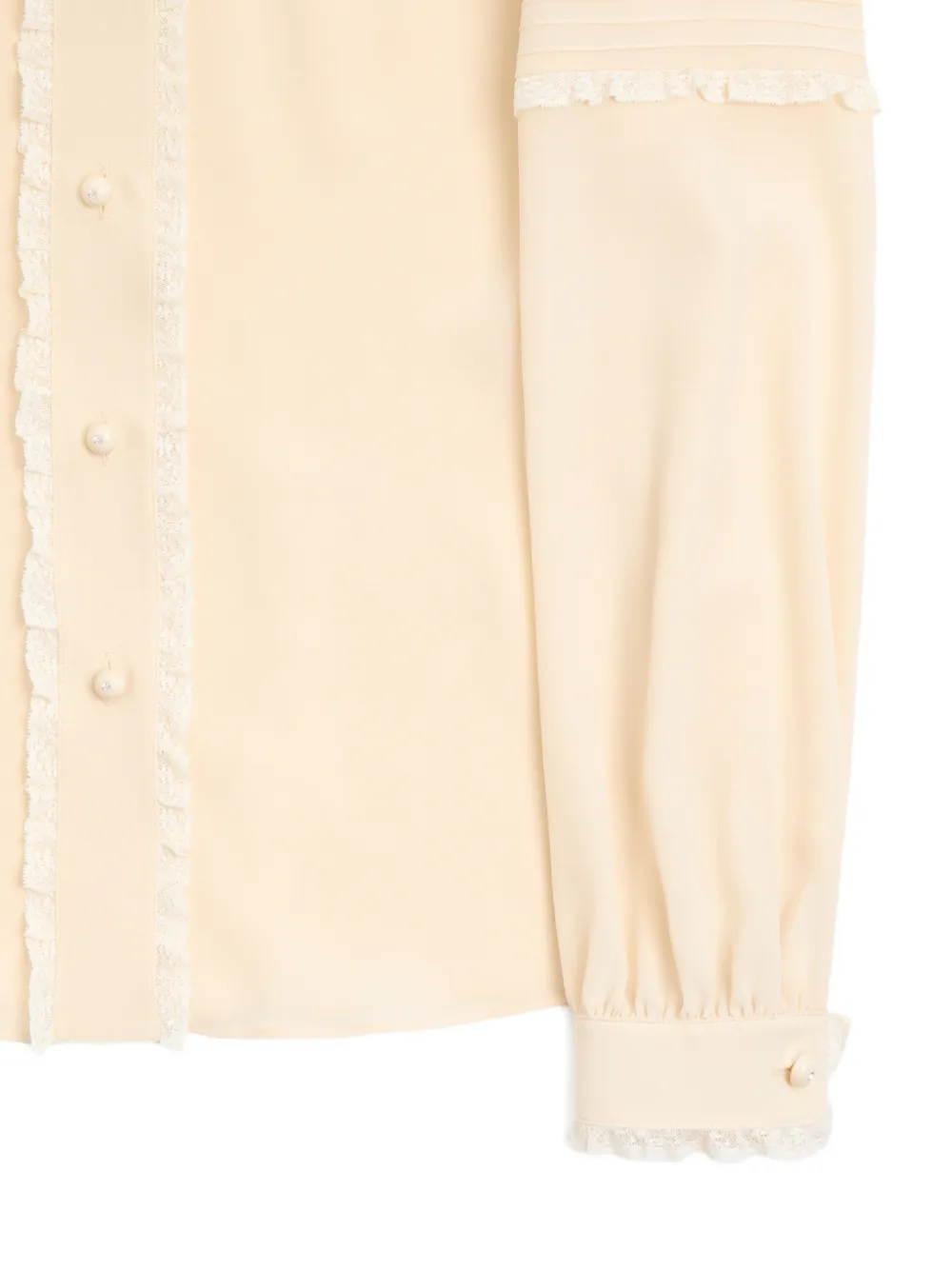 Valentino Garavani Crêpe de chine blouse Beige