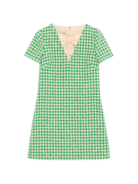 Valentino Garavani robe à motif pied-de-poule