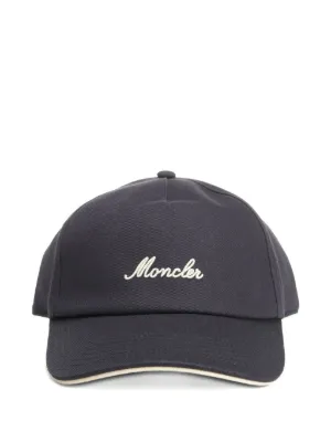 Moncler ロゴ キャップ | ブルー | FARFETCH JP