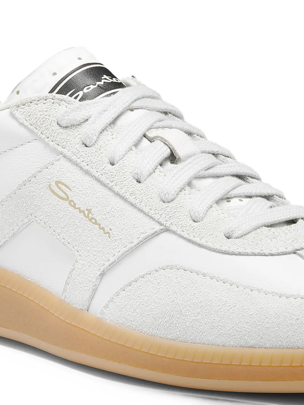 Santoni DBS Oly leren sneakers Wit