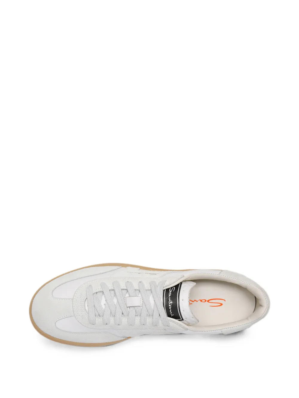 Santoni DBS Oly leren sneakers Wit