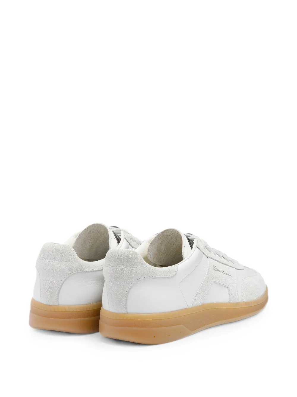 Santoni DBS Oly leren sneakers Wit