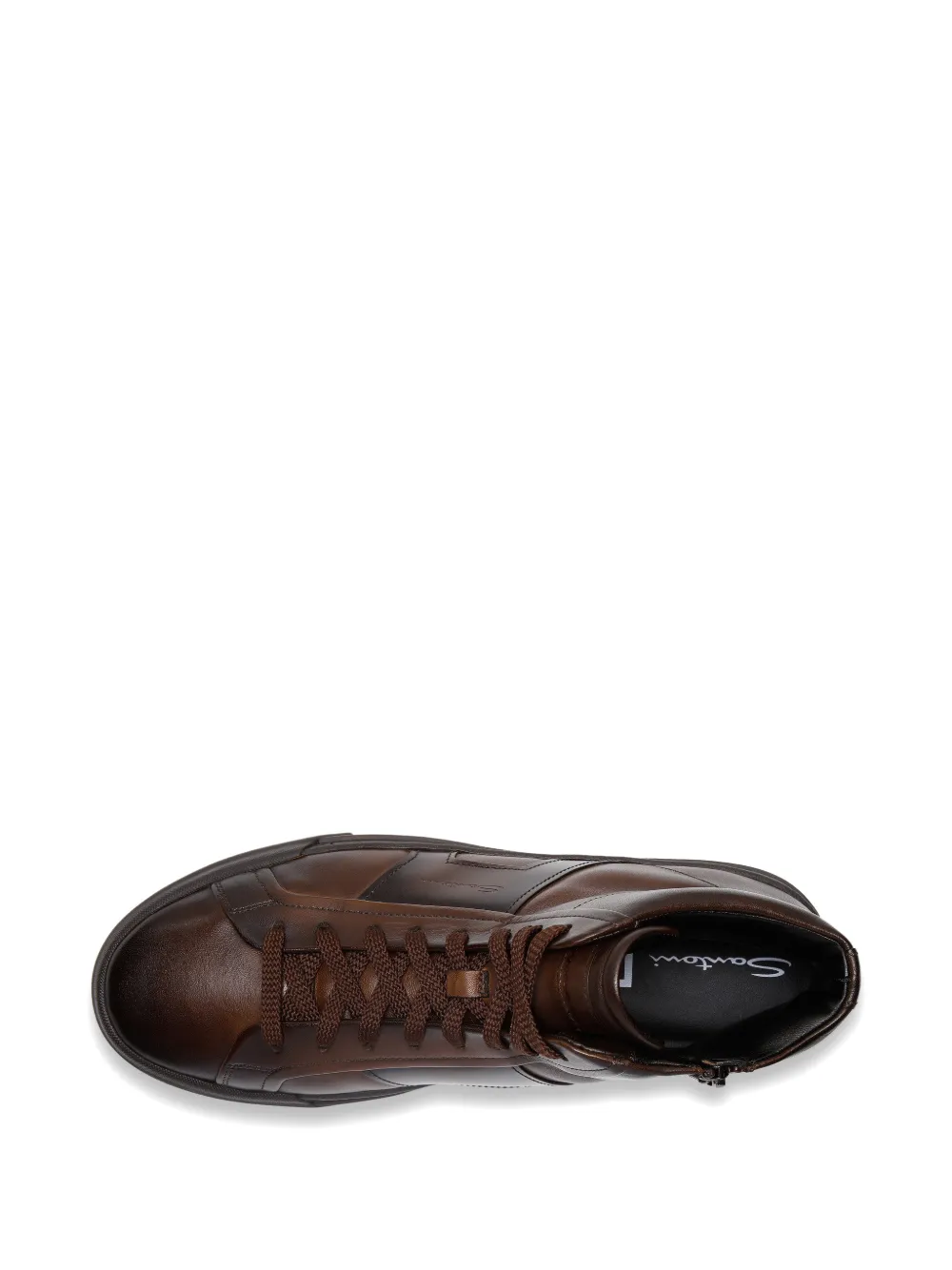 Santoni Loafers met dubbele gesp Bruin