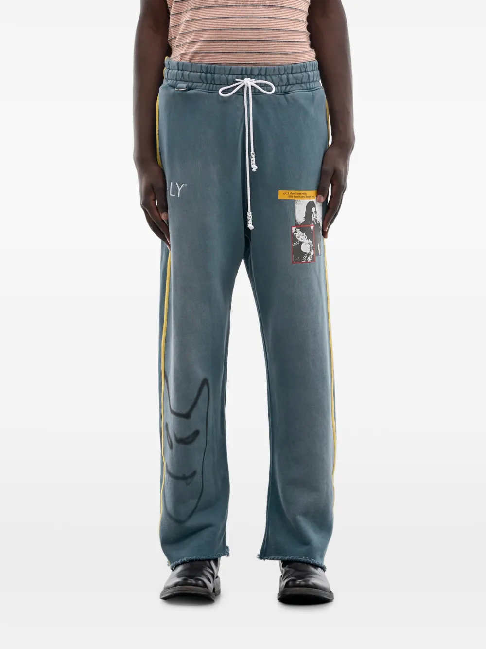 Paly Streetwise Airbrush track pants - Blu