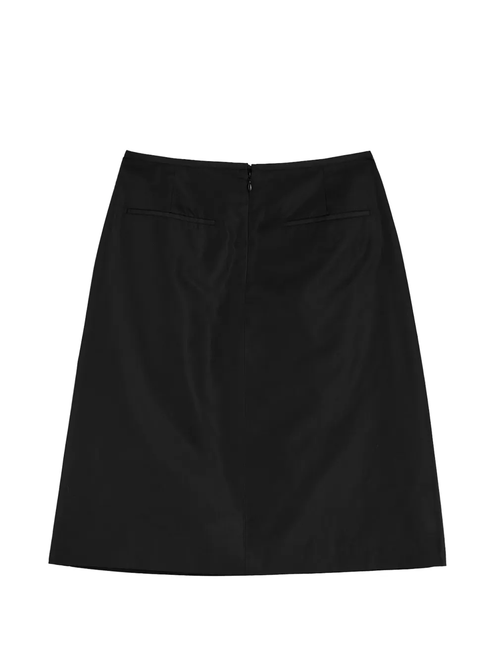 Jil Sander A-lijn midi-rok Zwart