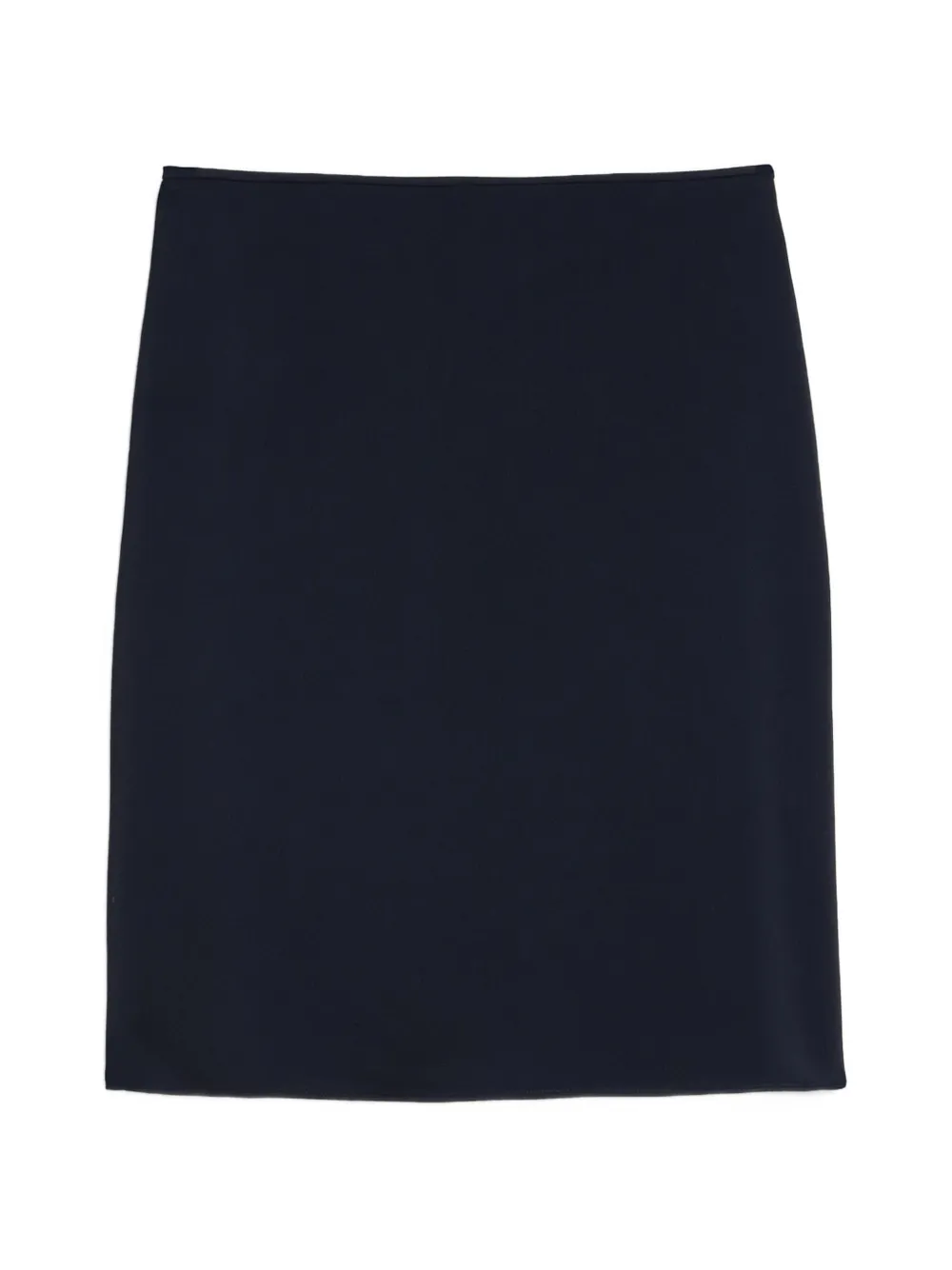 Jil Sander A-line satin mini skirt - Blu