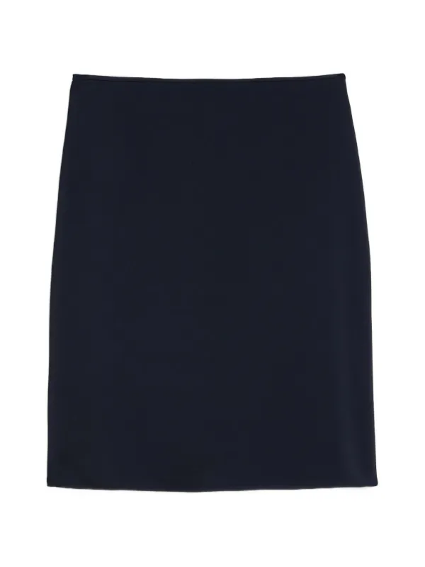 Jil Sander Aライン サテンスカート | ブルー | FARFETCH JP