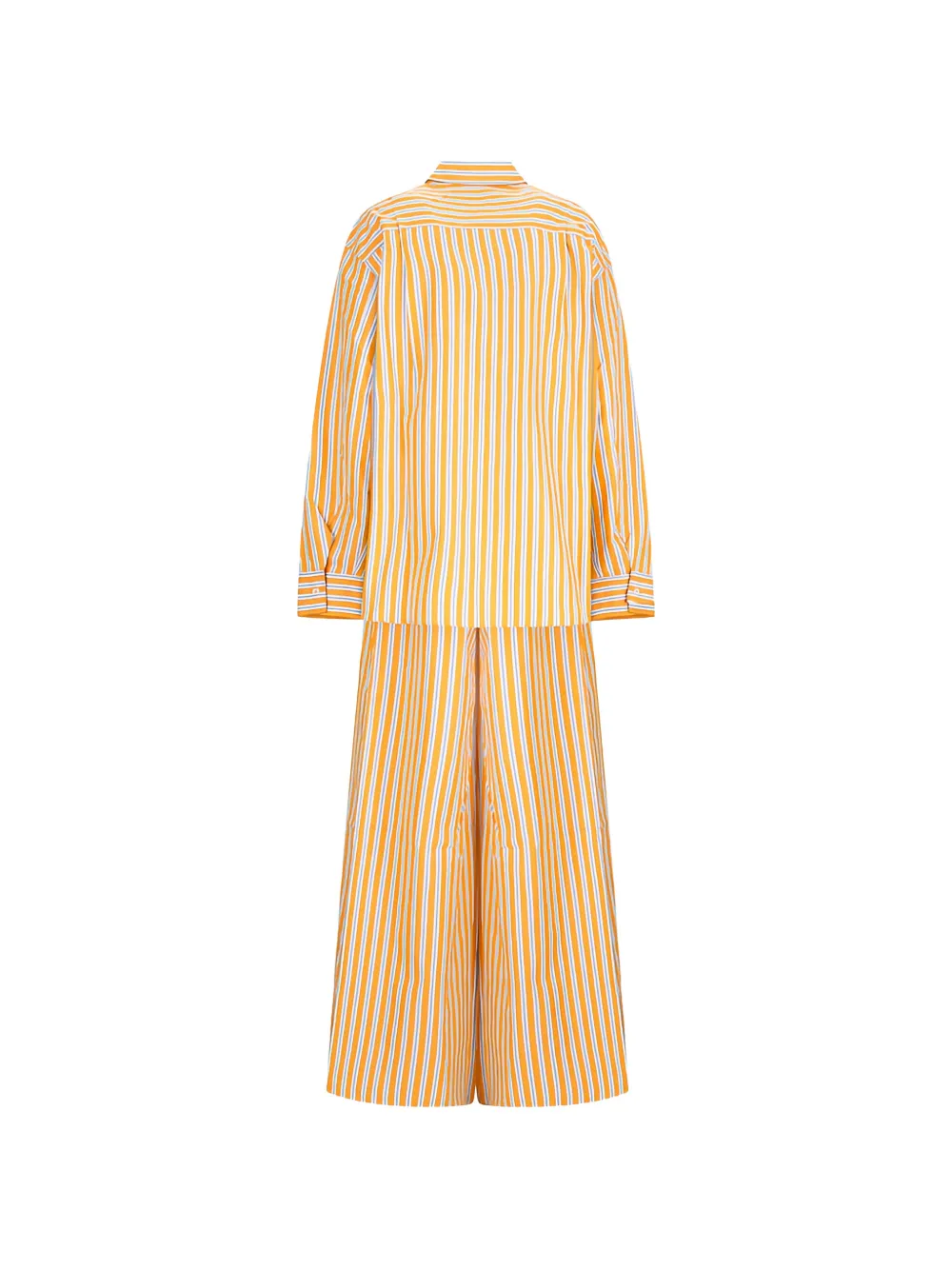 THE ANDAMANE Lana gestreepte broek set Geel