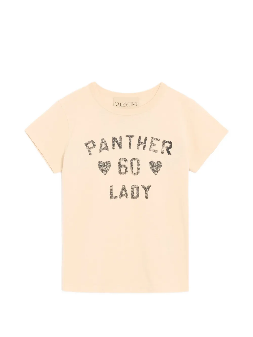 Valentino Printed Cotton T-shirt In Pink