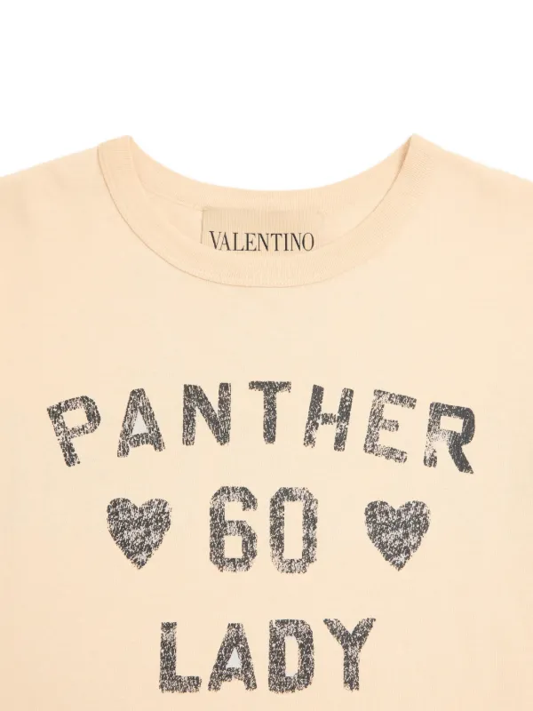 Valentino Garavani Printed Cotton T-Shirt | Orange | FARFETCH HK