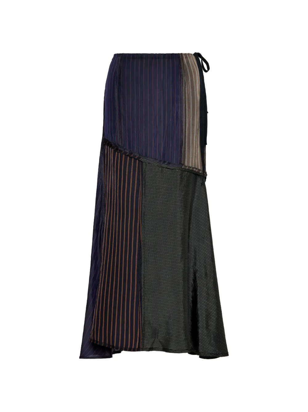 Maison Margiela patchwork maxi skirt - Blu