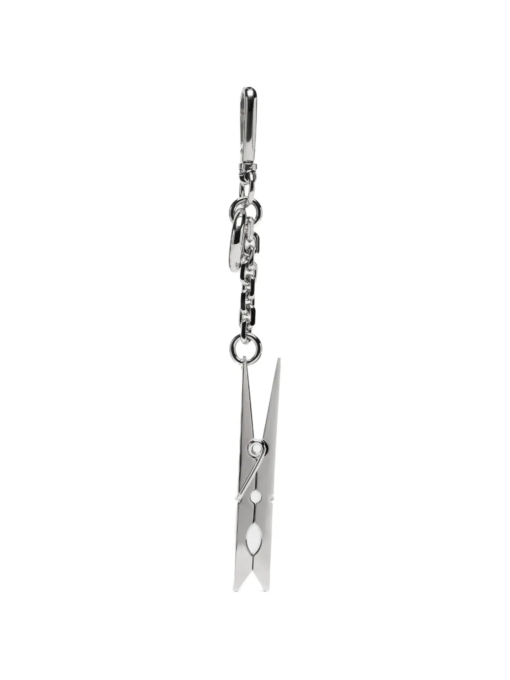 Maison Margiela Clothespin sleutelhanger Zilver