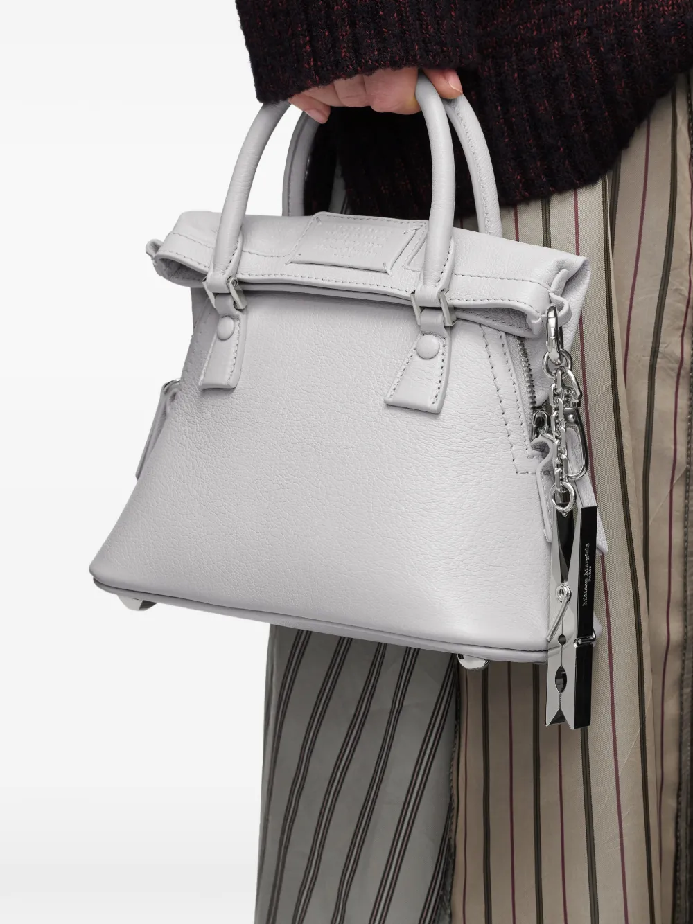 Maison Margiela Clothespin sleutelhanger Zilver