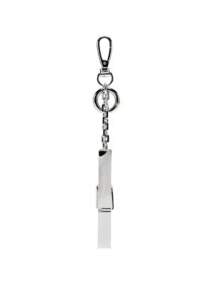 Rick Owens Teardrop ロゴエングレーブ キーホルダー | シルバートーン