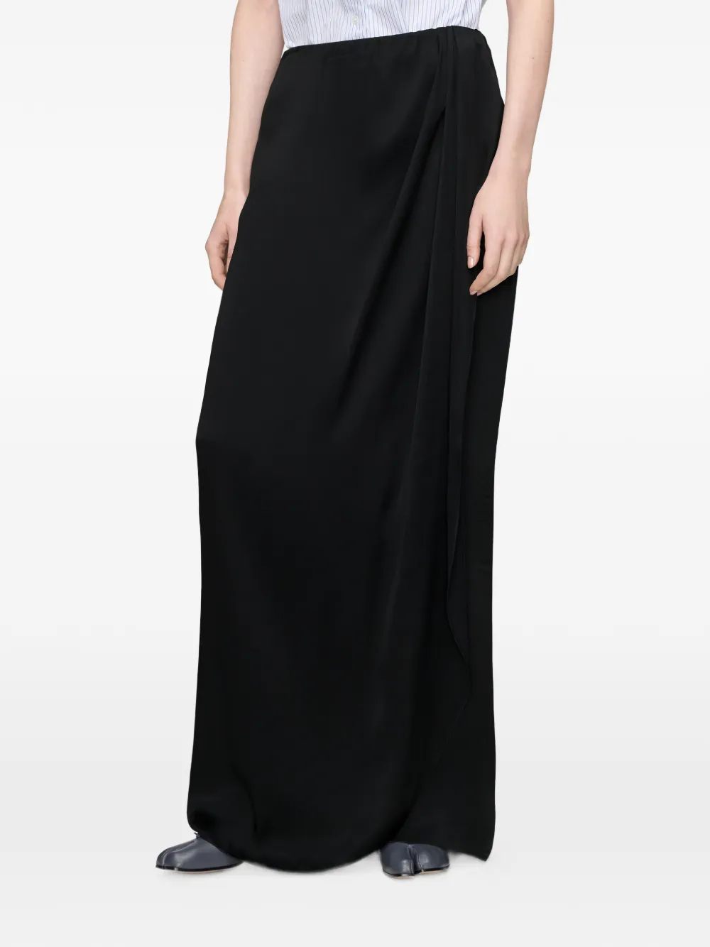 Maison Margiela Straight maxi-rok Zwart