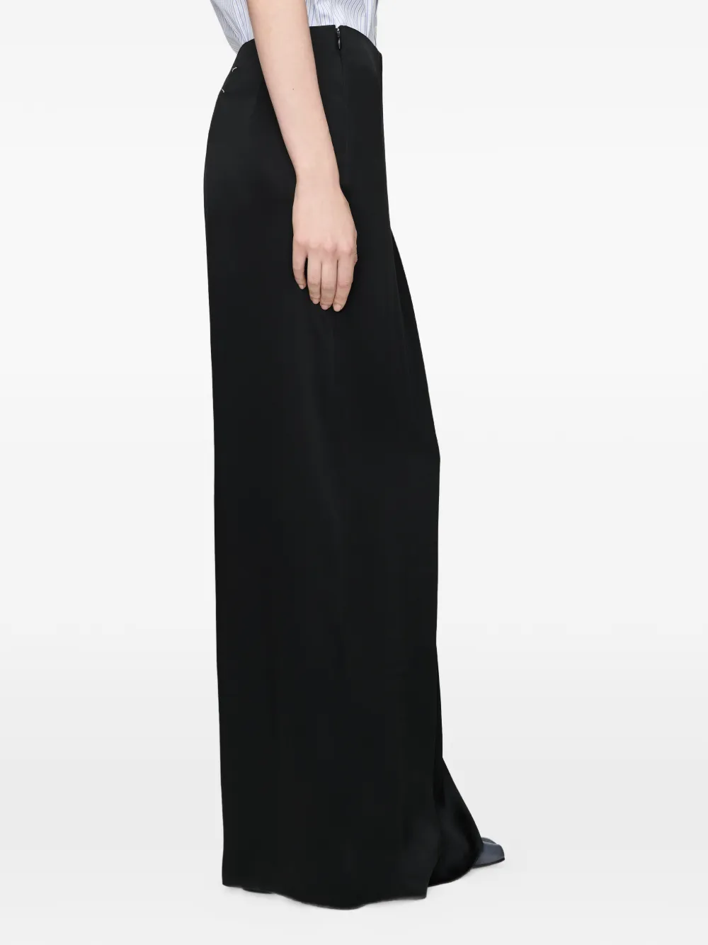 Maison Margiela Straight maxi-rok Zwart