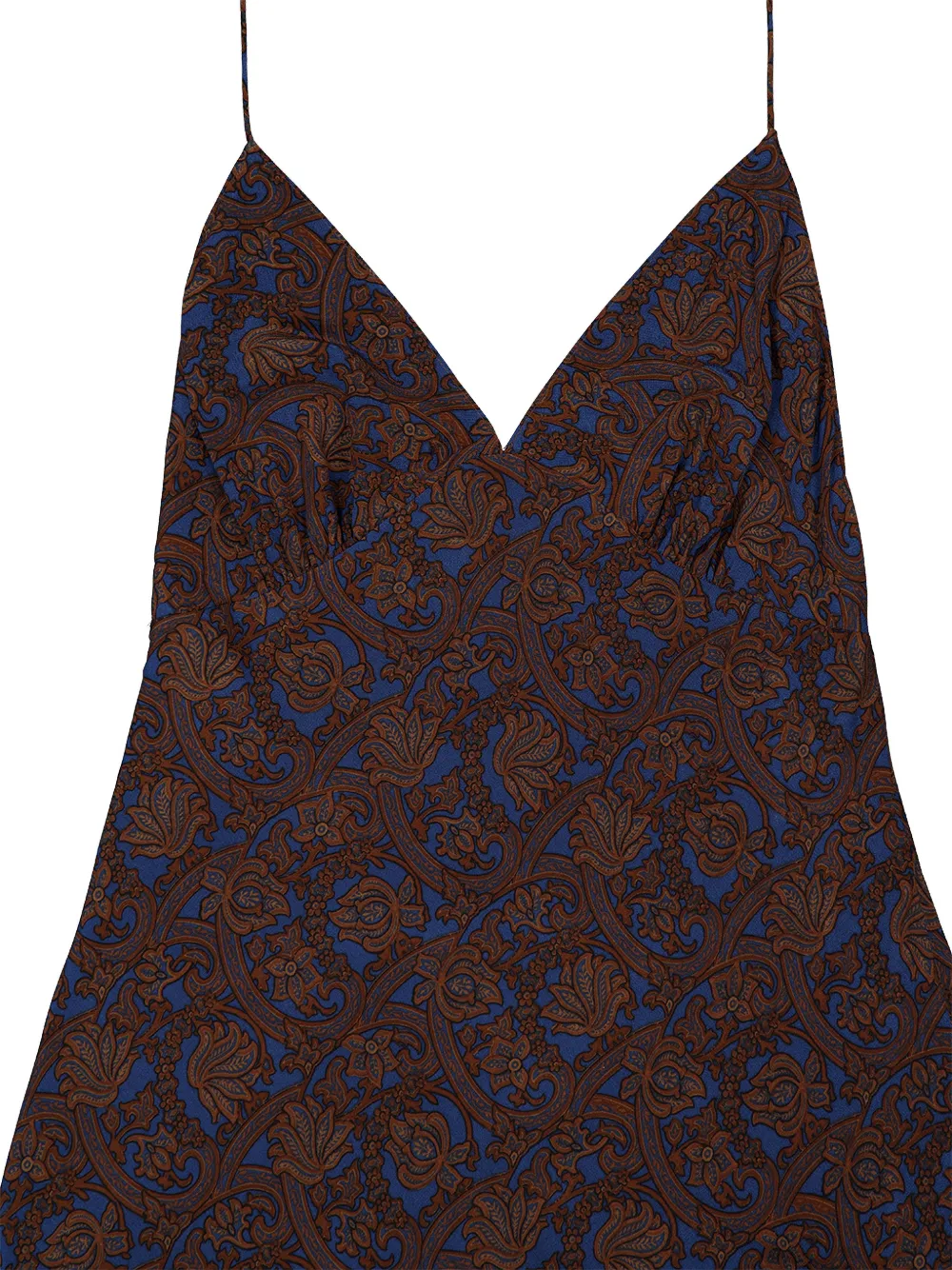  Matteau Vestido Largo Con Cuello Halter - Azul 