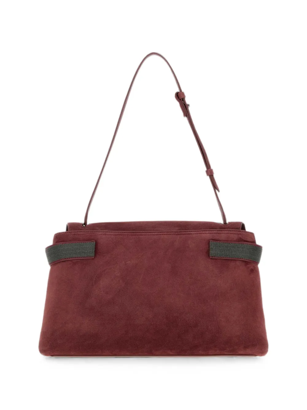 Brunello Cucinelli Leren bucket-tas Rood