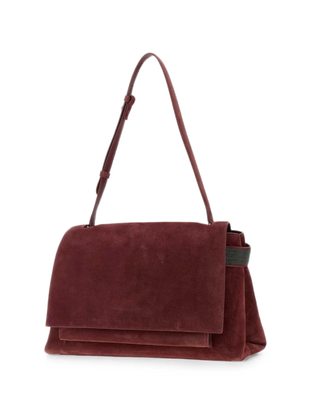 Brunello Cucinelli Leren bucket-tas Rood