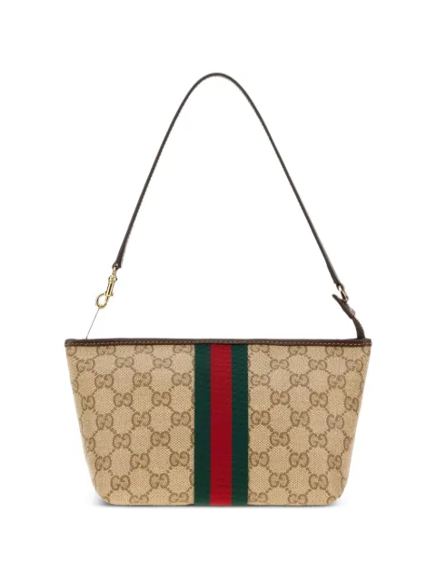 Gucci small GG-canvas Web-detail shoulder bag