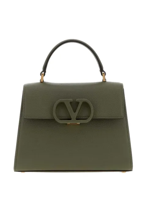 Valentino Garavani bolsa de mano Garavani Vsling pequeña de piel de becerro granulada
