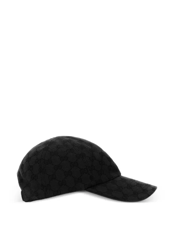 Gucci GG モノグラム キャップ | ブラック | FARFETCH JP