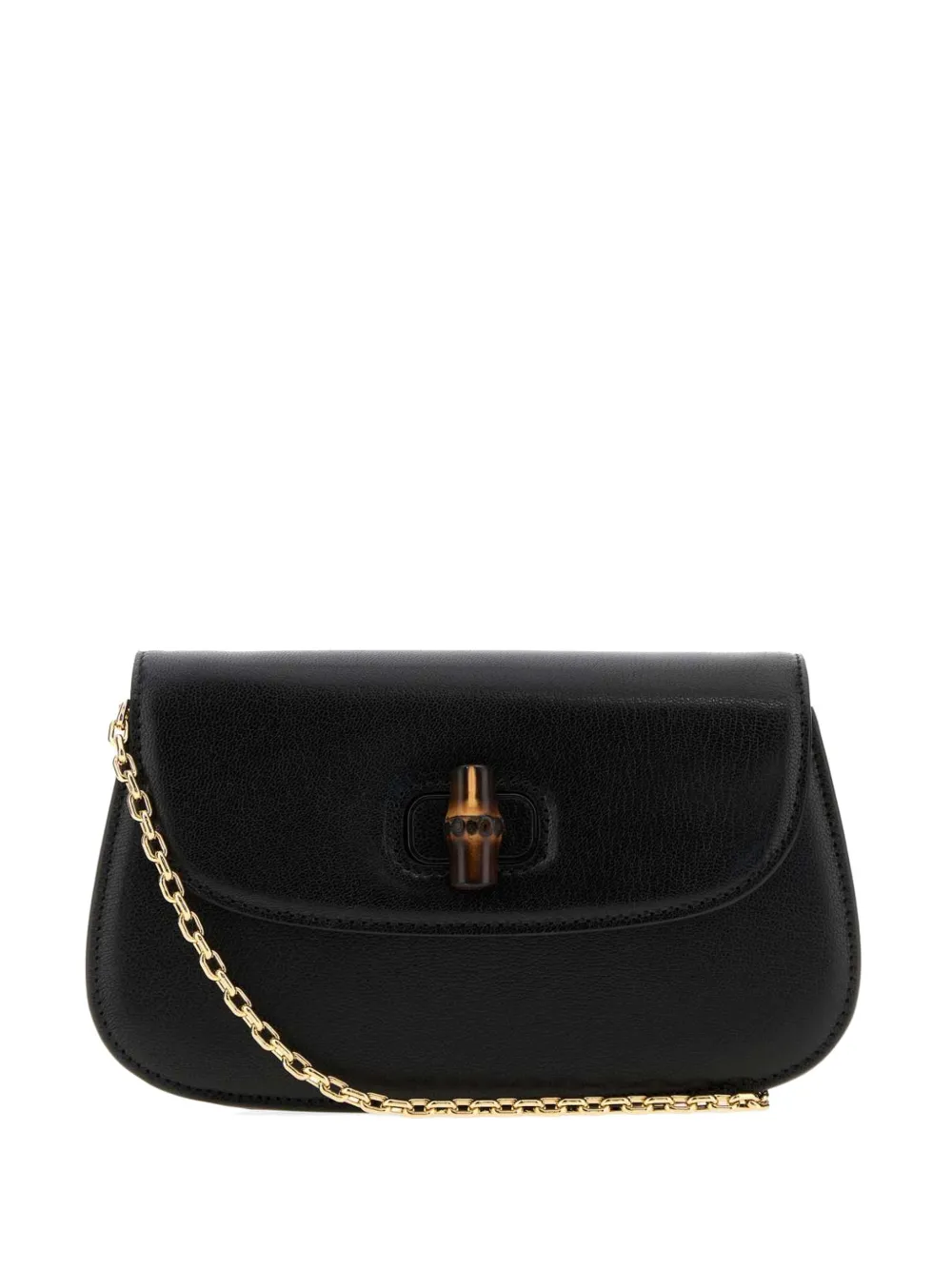 Gucci Clutch Bamboo in pelle - Nero