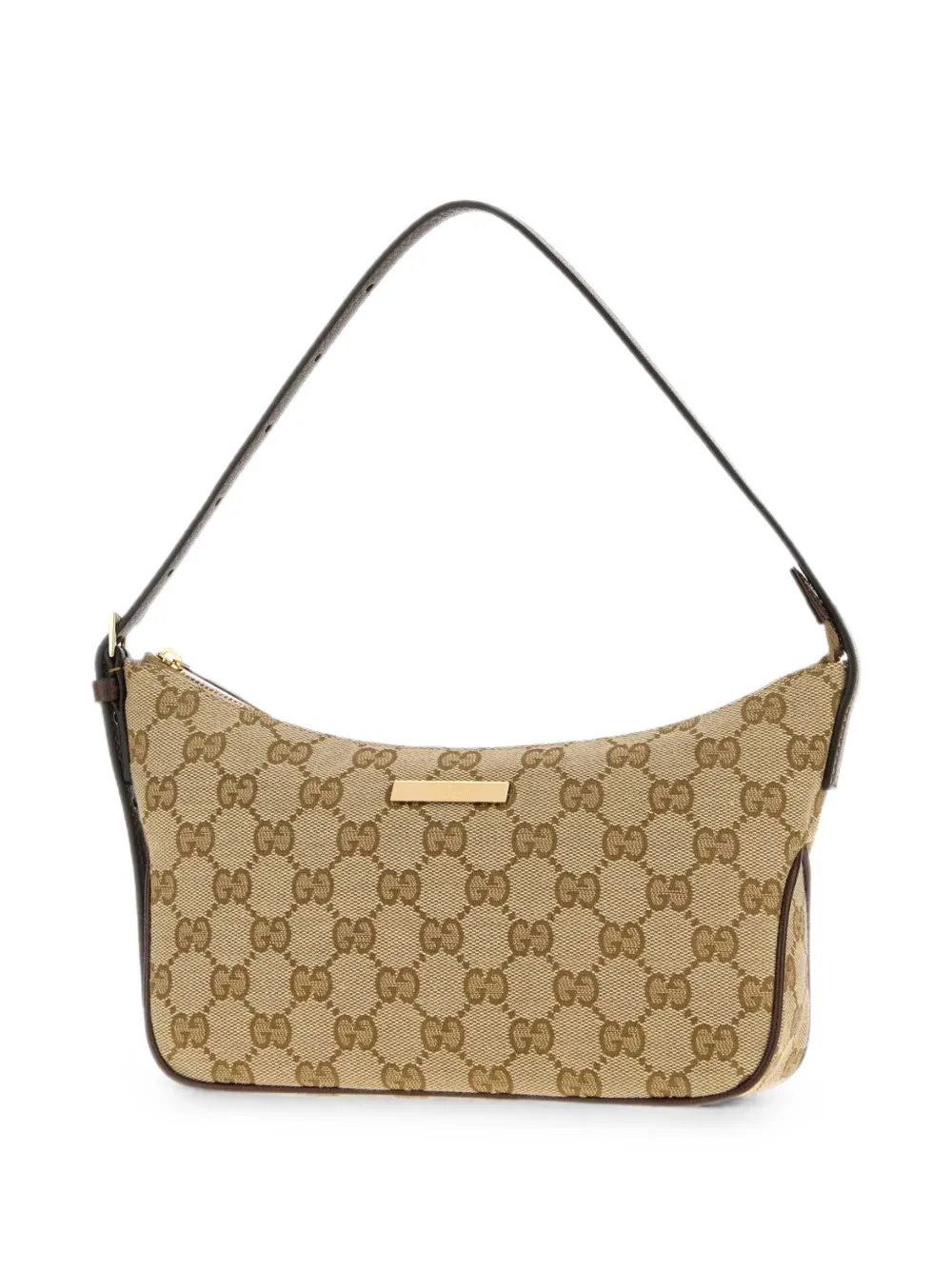 Gucci Kleine Lunetta schoudertas Beige