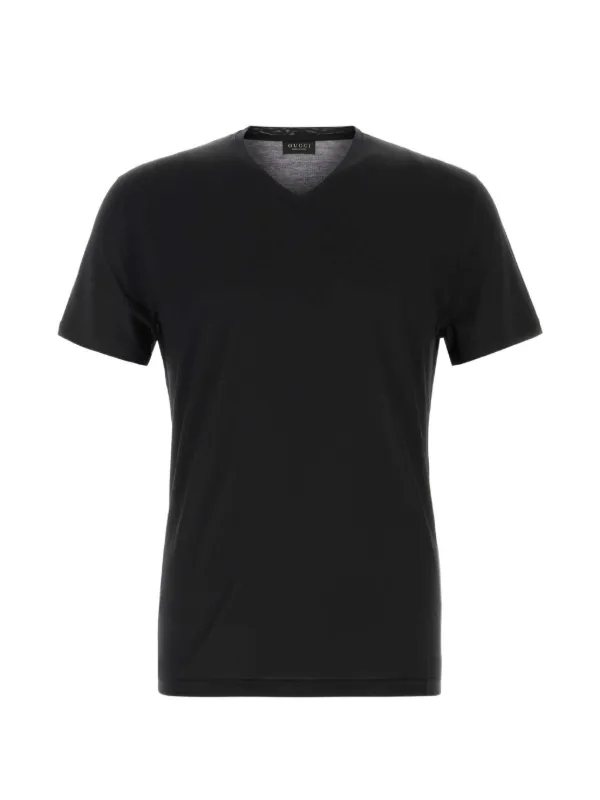 GUCCI メンズ Vネック Tシャツ ブラック L 36405707_68229383_600.jpg