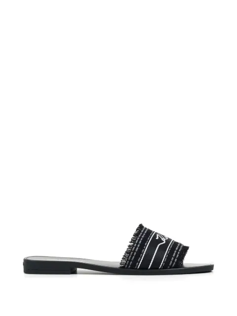 Karl Lagerfeld Skoot III Border flat sandals