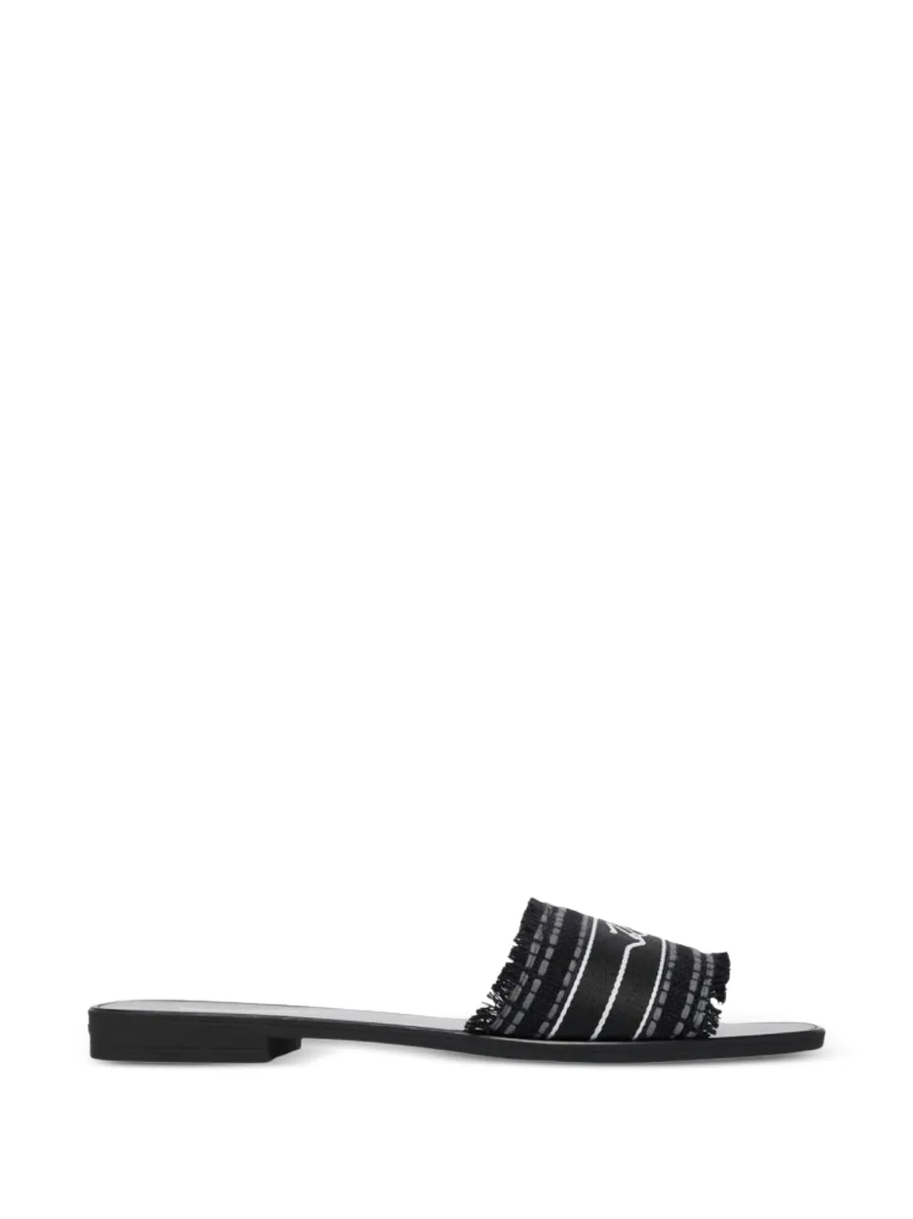 Karl Lagerfeld Skoot III fringed sandals - Nero
