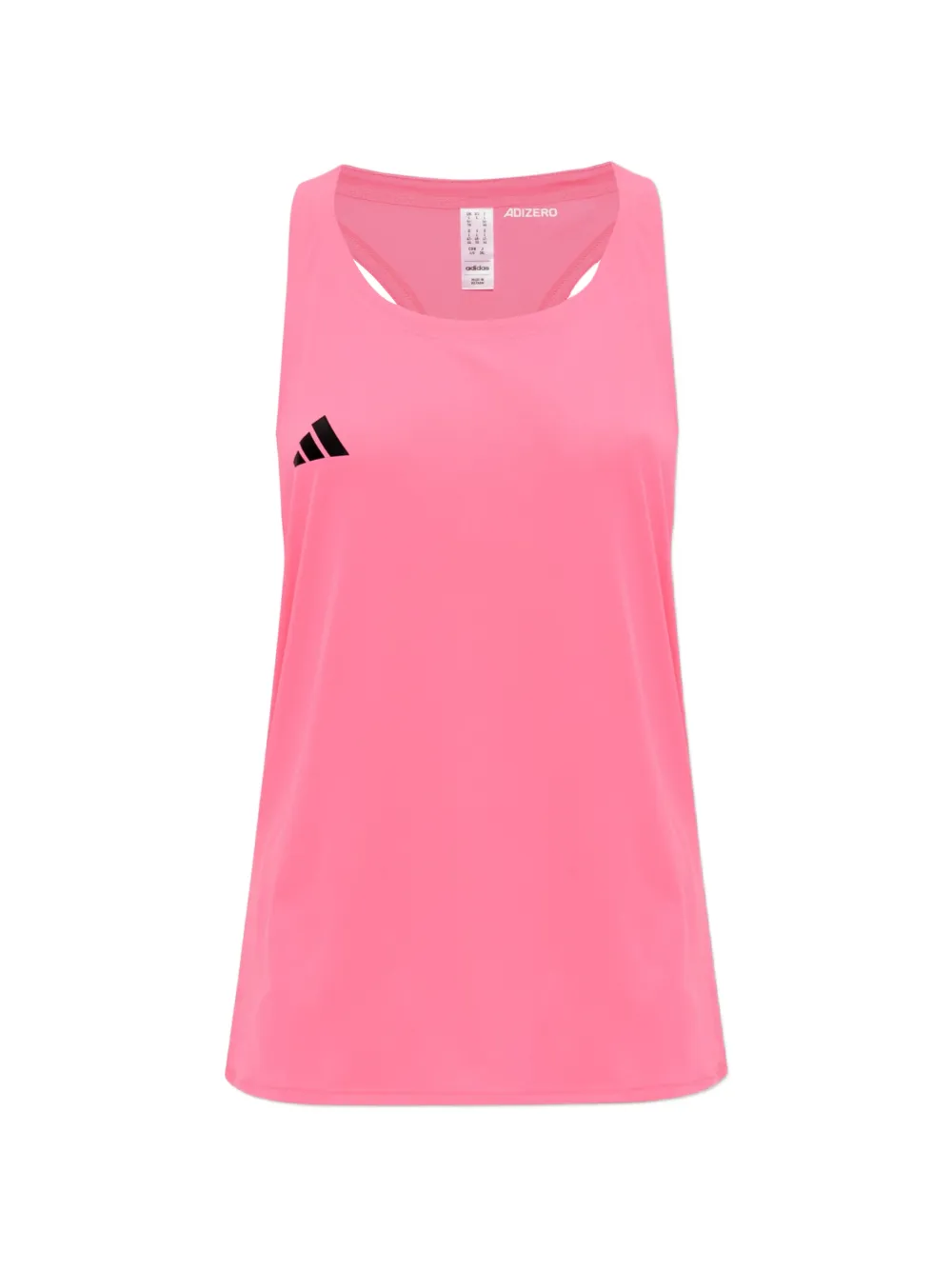 adidas Adizero logo-print sleeveless top - Rosa