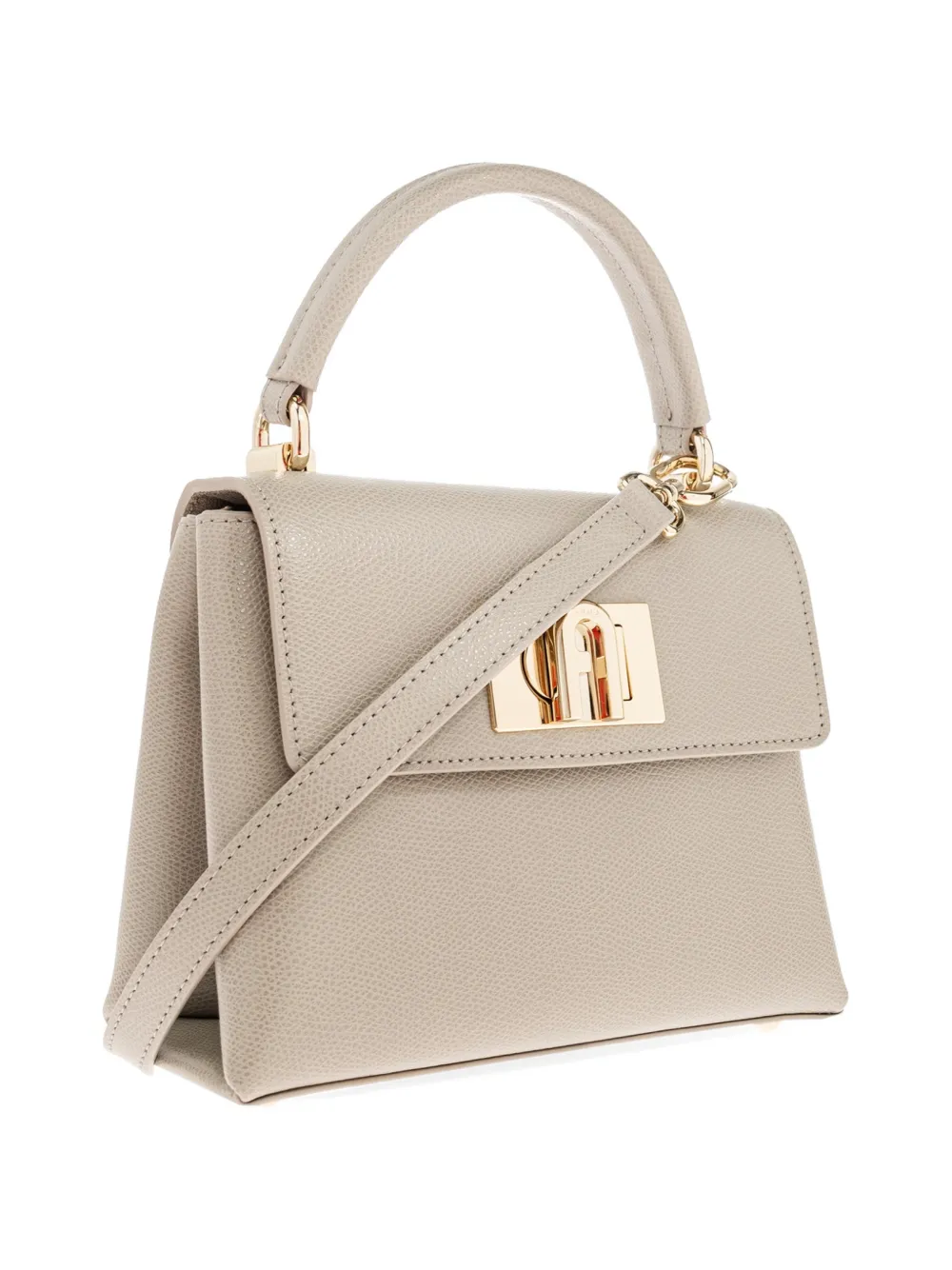 Furla 1927 leren shopper Grijs