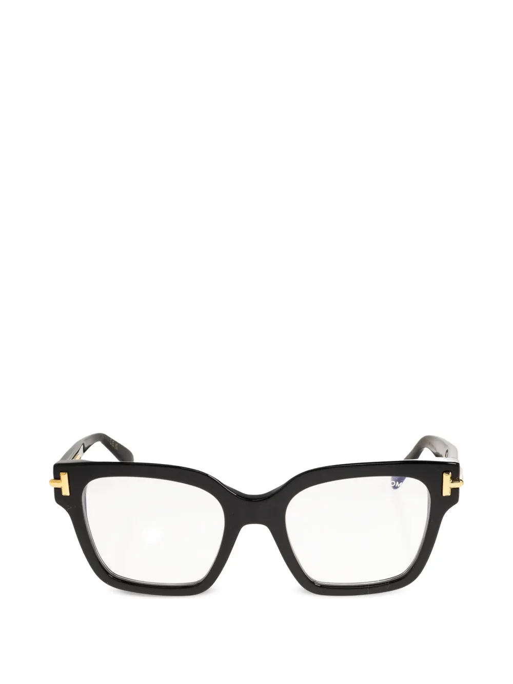 TOM FORD T-logo square-frame glasses - Nero