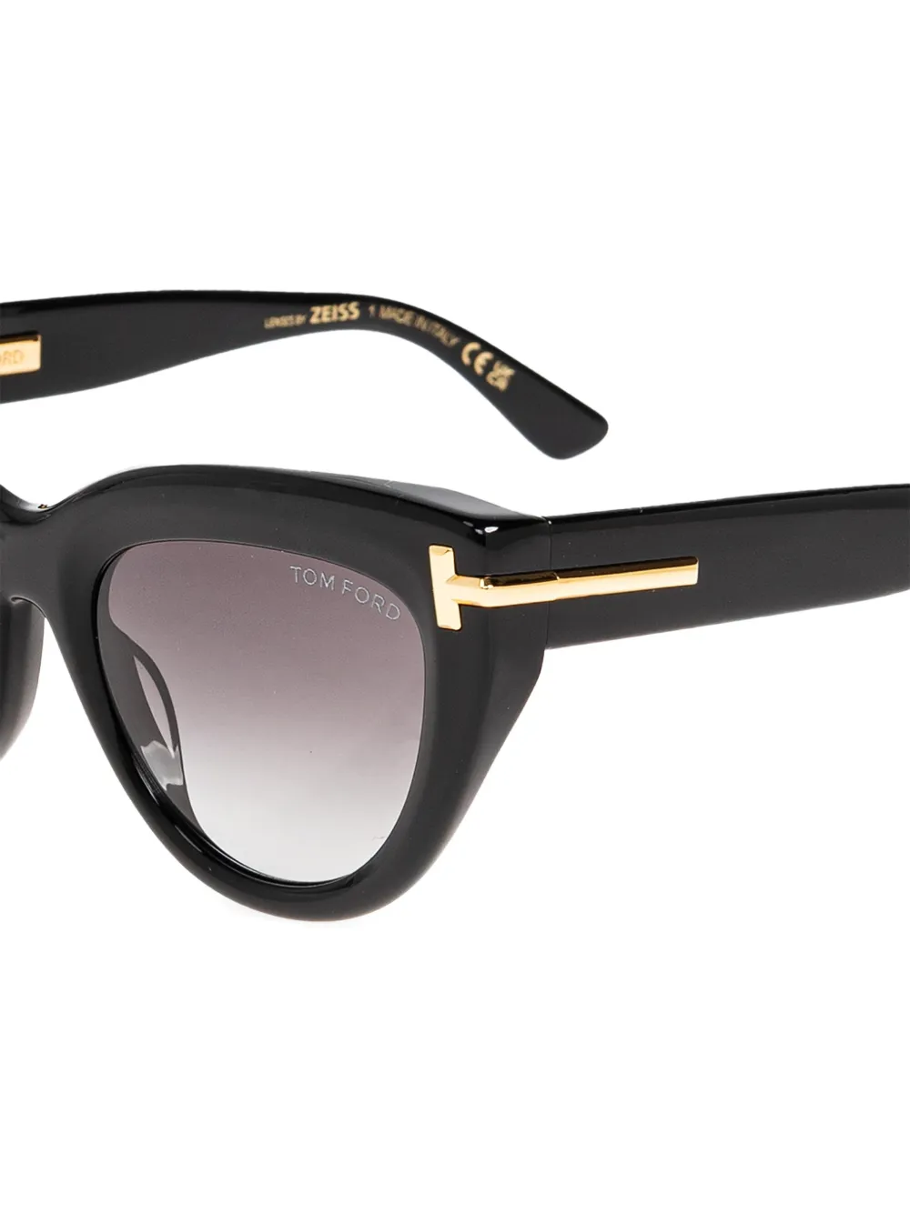 TOM FORD Eyewear Zonnebril met cat-eye montuur Zwart