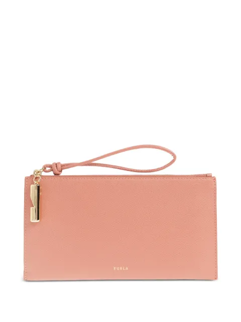 Furla Iride leather clutch bag