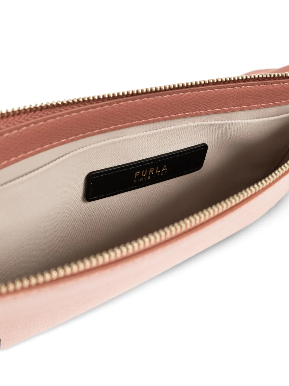 Furla Iride leren clutch Roze