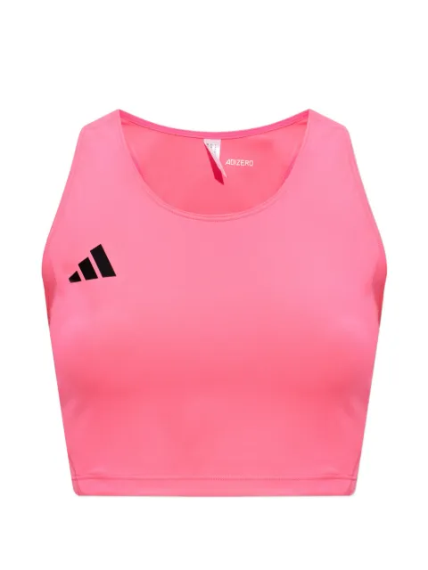 adidas Adizero logo-print top