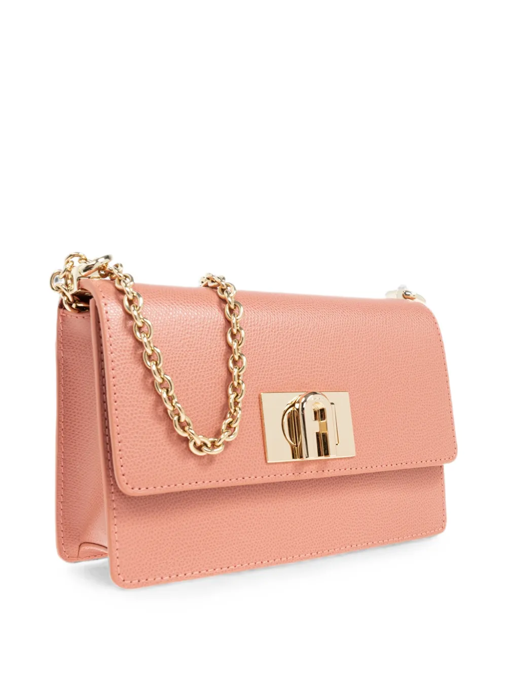 Furla 1927 mini leren crossbodytas Roze
