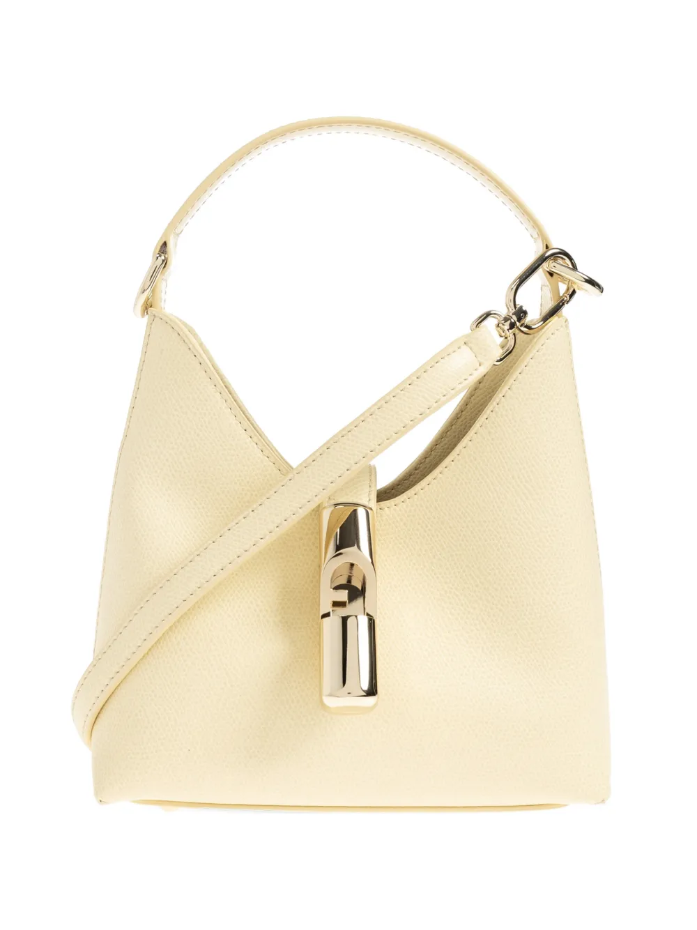 Furla mini Iride leather mini bag - Toni neutri