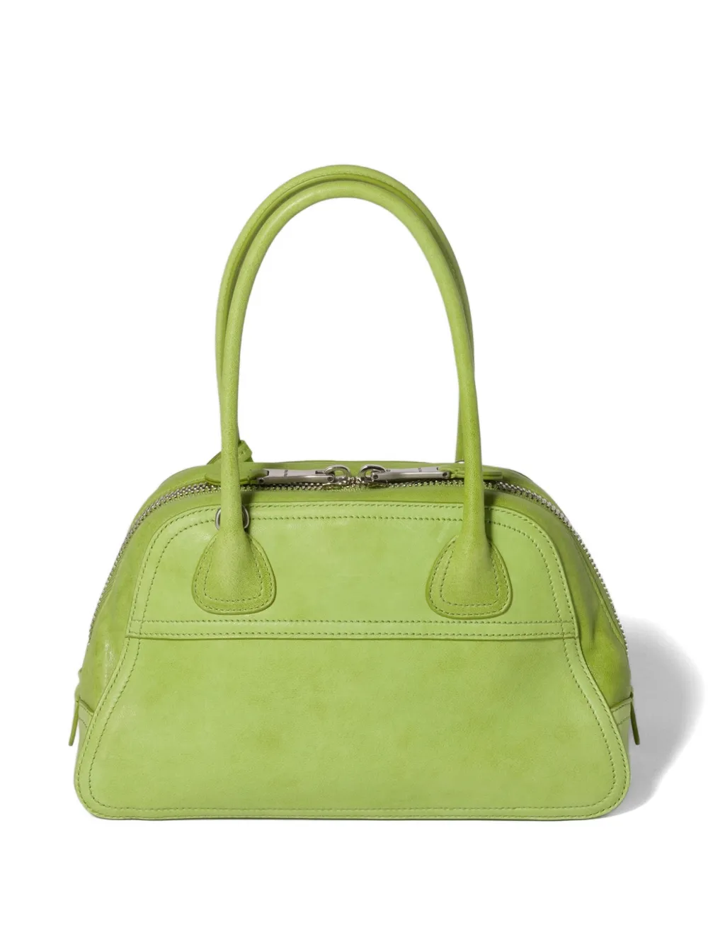 Miu Vivant nappa leren tas Groen
