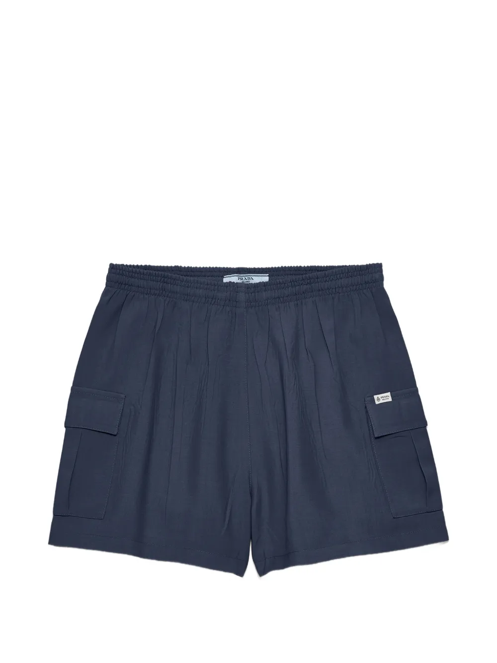 Prada light mohair shorts - Blu