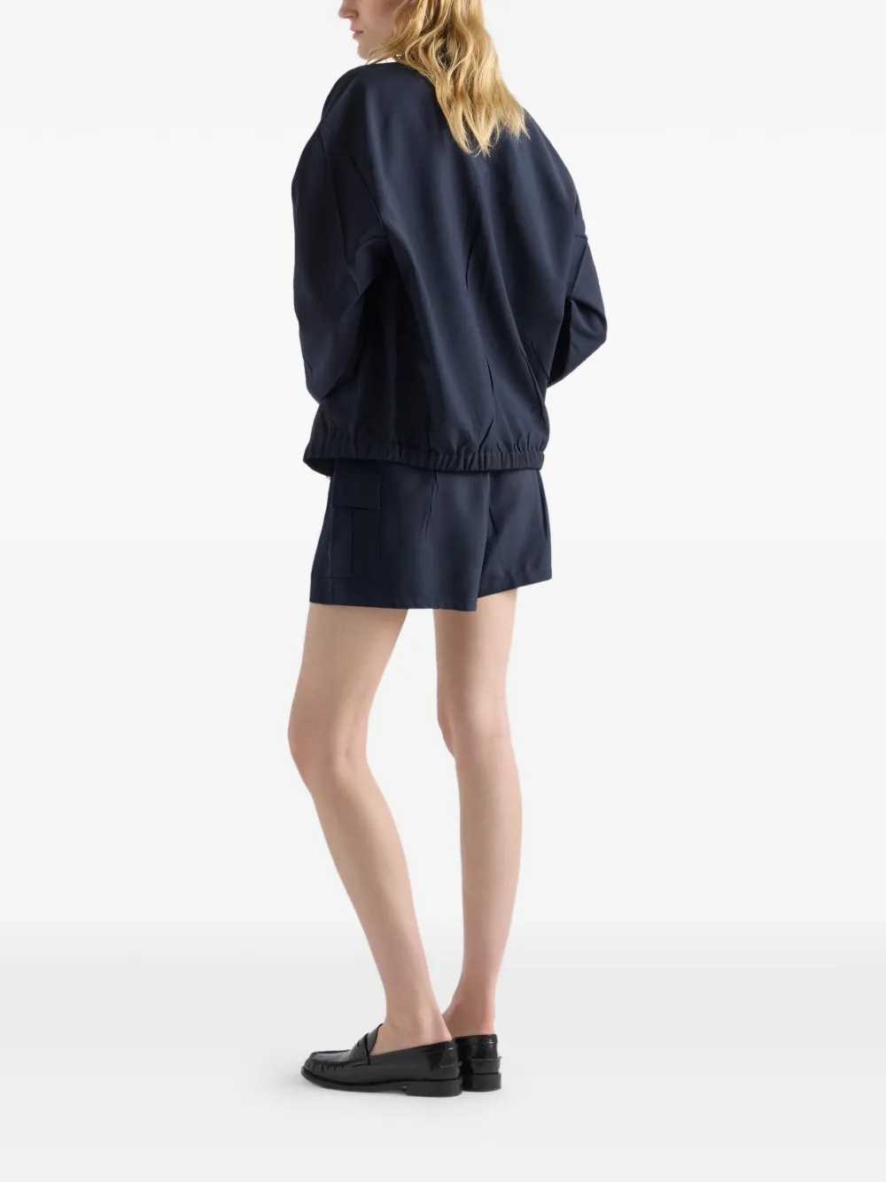 Prada Lichte mohair shorts Blauw