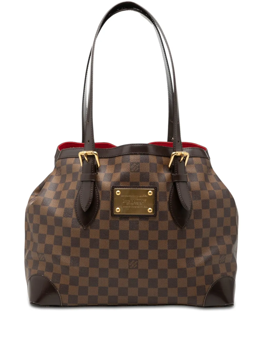 Louis Vuitton Pre-Owned 2013 Damier Ebene Hampstead MM tote bag - Marrone