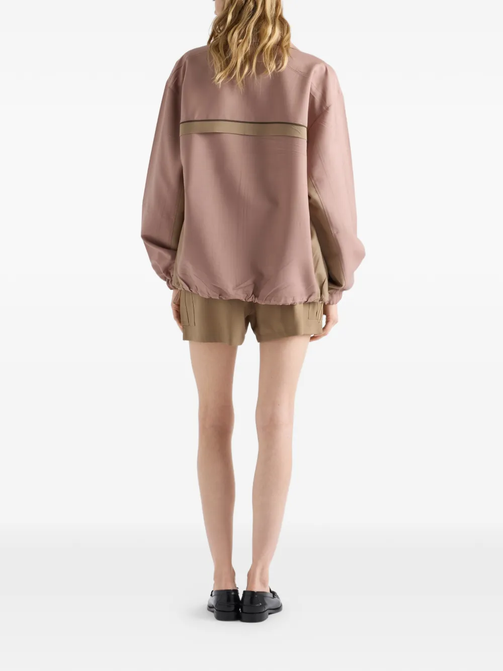Prada Lichte mohair shorts Bruin