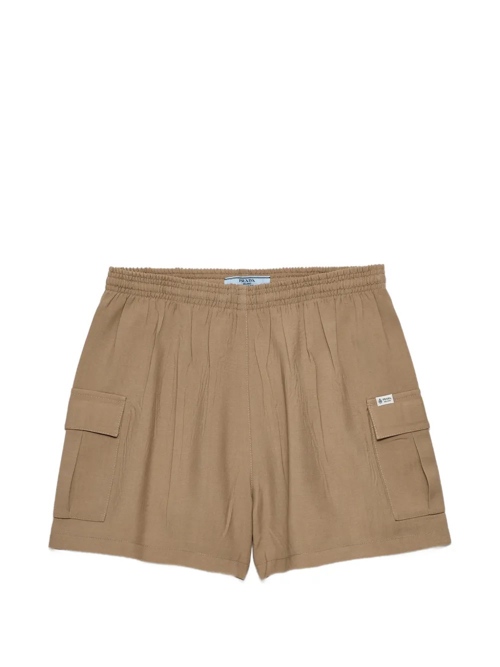 Prada light mohair shorts - Marrone