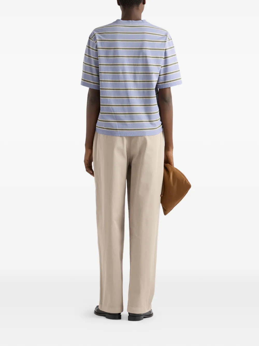 Prada Old gabardine broek Beige