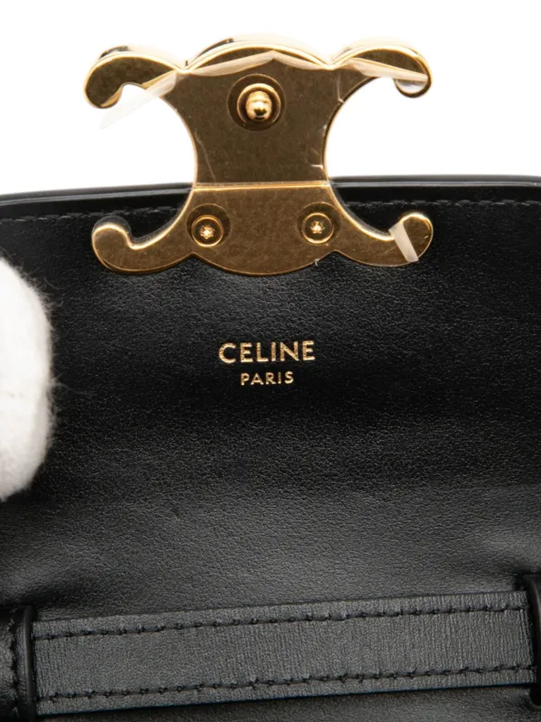 Celine Pre-Owned 2025 Mini Calfskin Claude Crossbody Bag | Black